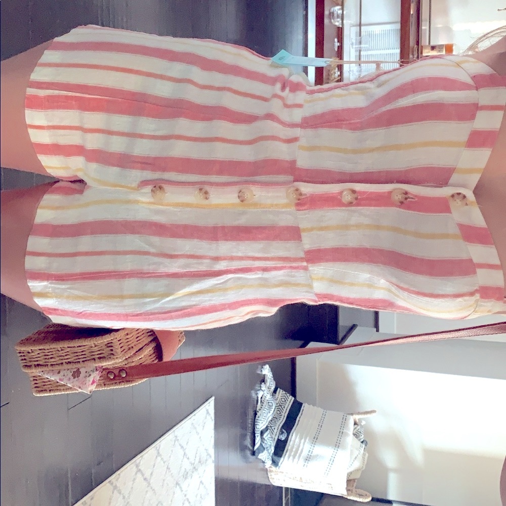 Striped romper
